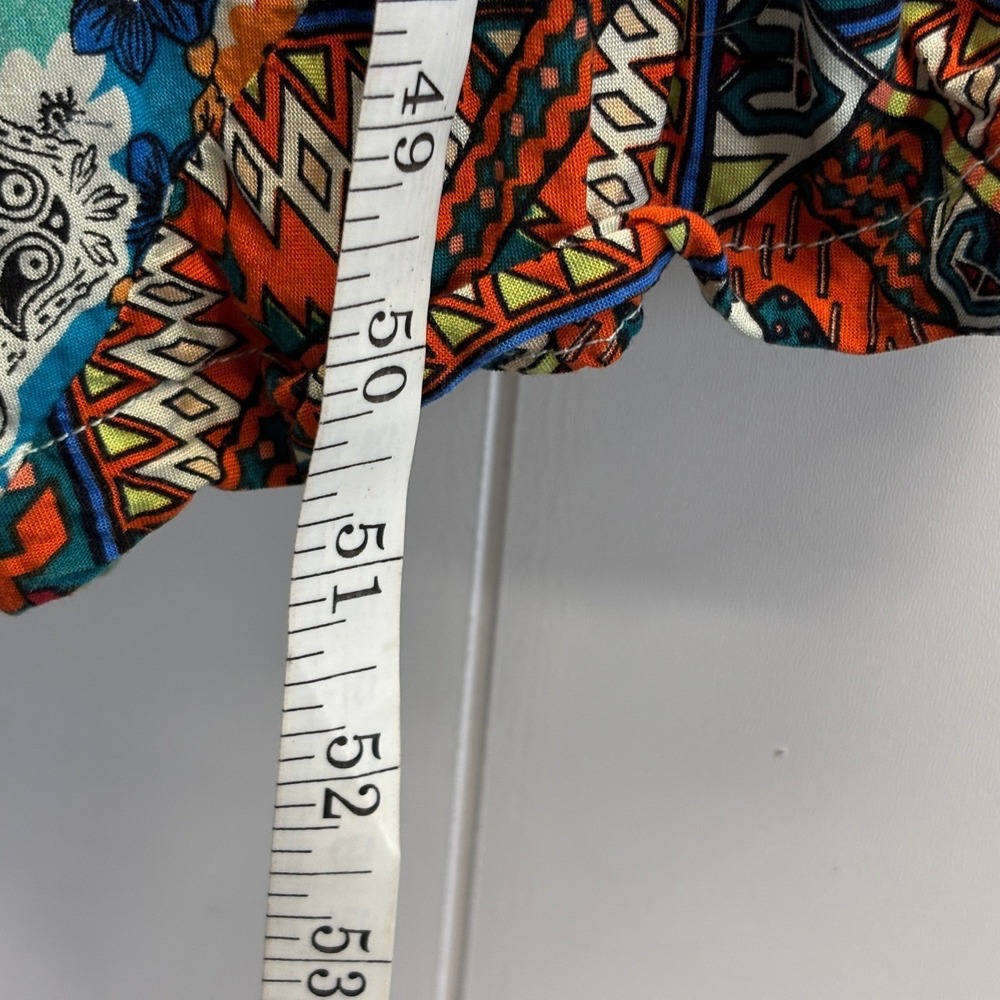 Unbranded Boho Maxi Kaftan Dress Women Size XL Festival Hippie Patchwork Print - Picture 5 of 8